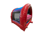 3.7x3.7m Multicoloured Party Curved Bouncer