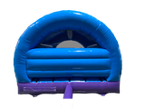 3.7x3.7m Purple & Blue Party Curved Bouncer