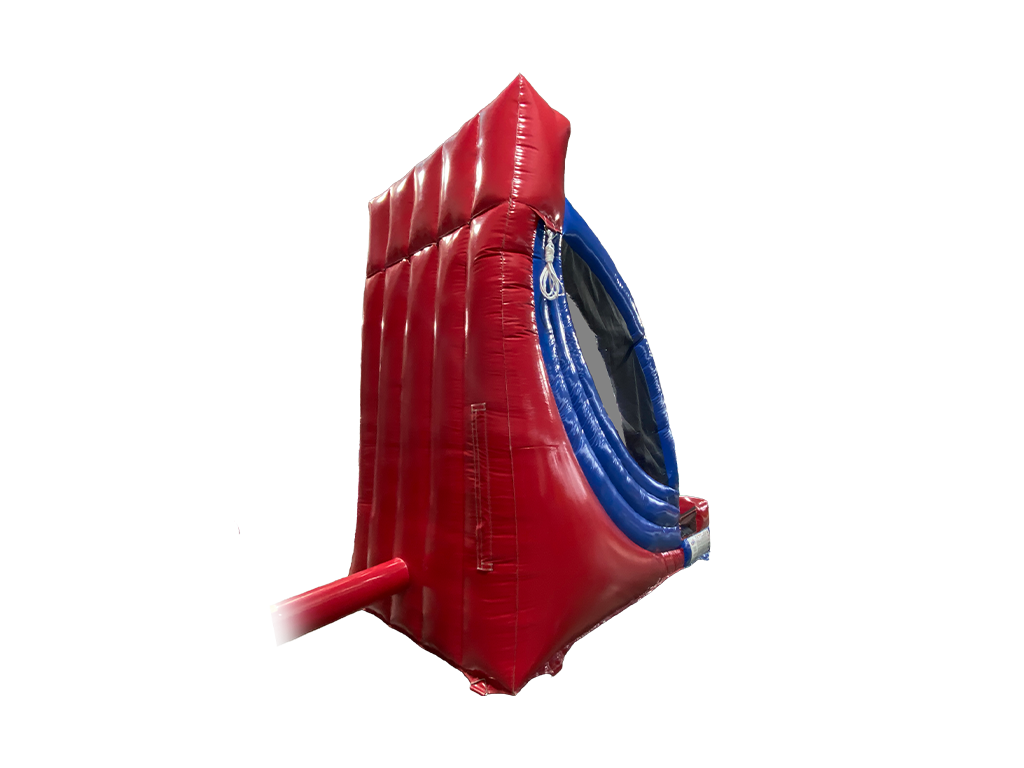 Tir au panier basketball rouge et bleu simple