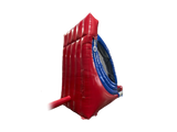 Tir au panier basketball rouge et bleu simple