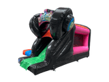 3D Multicoloured Disco Box Jump & Slide