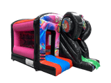 3D Multicoloured Disco Box Jump & Slide