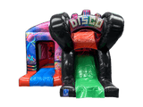 3D Multicoloured Disco Box Jump & Slide