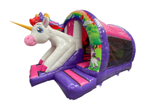 18x15ft 3D Unicorn Front Slide Combi