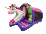 18x15ft 3D Unicorn Front Slide Combi