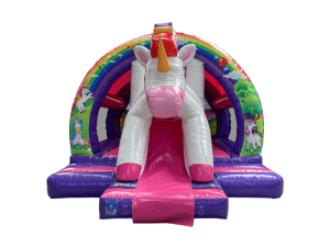 18x15ft 3D Unicorn Front Slide Combi
