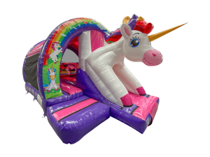 18x15ft 3D Unicorn Front Slide Combi