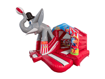 15x12ft 3D Circus Front Slide Combi
