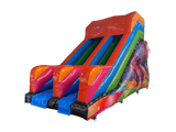 Tobogan disco multicolor platformă 3m
