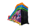 Tobogan disco multicolor platformă 3m