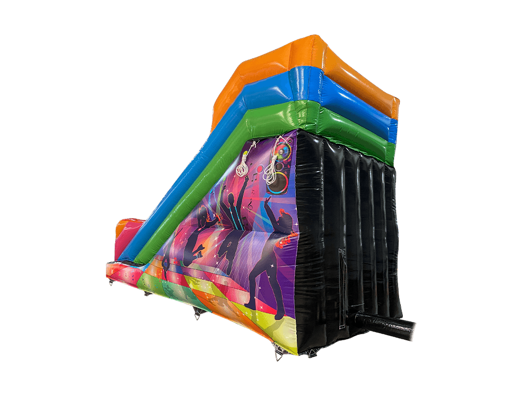 Tobogan disco multicolor platformă 3m