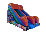 Tobogan disco multicolor platformă 3m