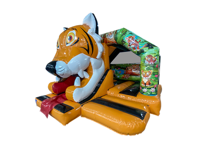 15x12ft 3D Tiger Front Slide Combi