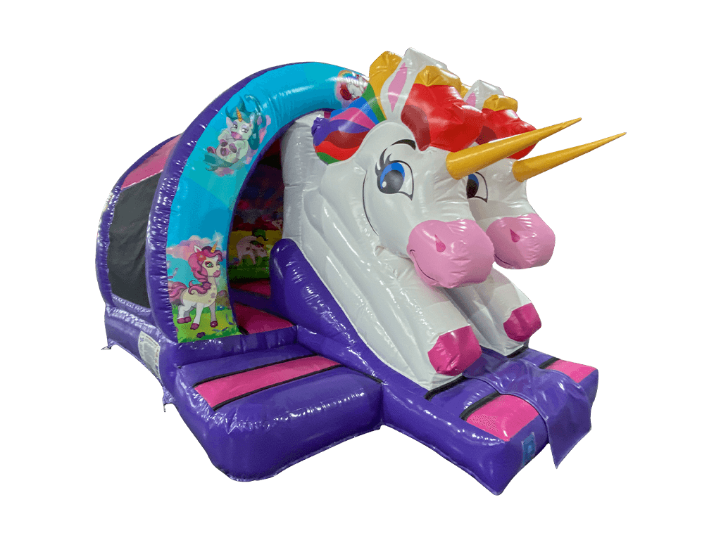 3.7x3.7m 3D Unicorn Curved Front Slide Combi