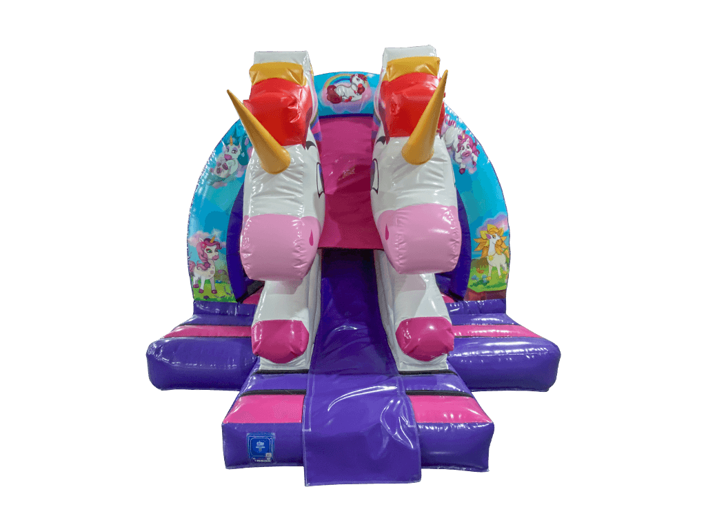 3.7x3.7m 3D Unicorn Curved Front Slide Combi