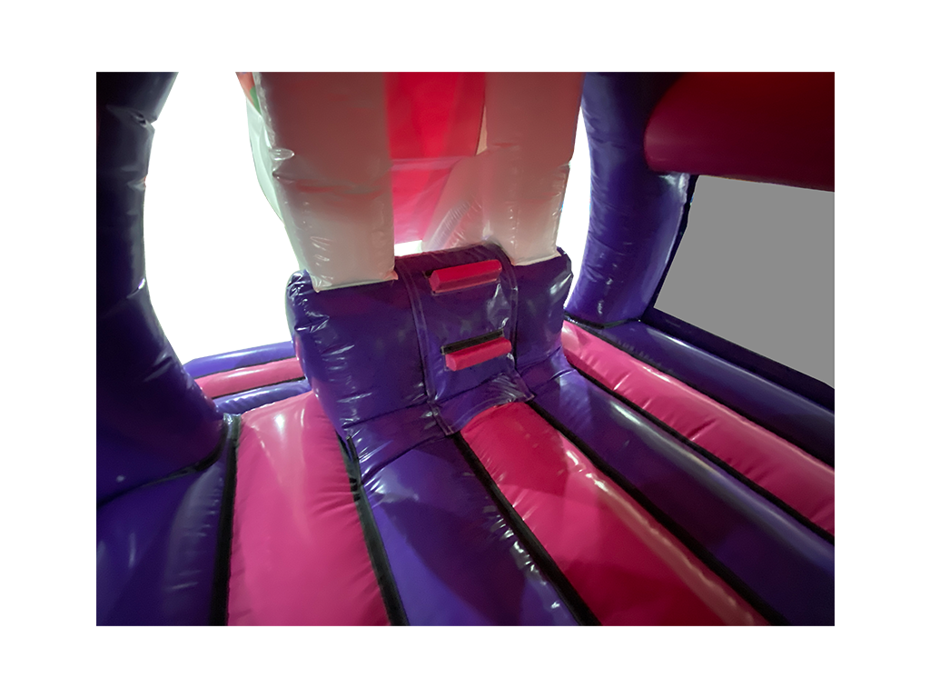 3.7x3.7m 3D Unicorn Curved Front Slide Combi