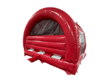 Combinazione Scivolo Curvo Elefante 3D Rosso 5x4,3m