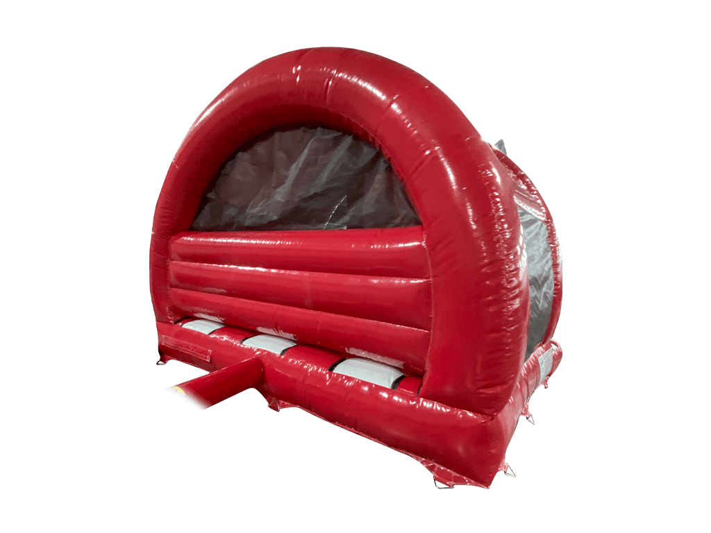 Combinazione Scivolo Curvo Elefante 3D Rosso 5x4,3m