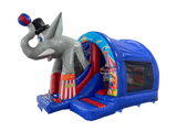 16x14ft 3D Elephant Curved Slide Combi