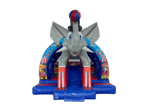 16x14ft 3D Elephant Curved Slide Combi