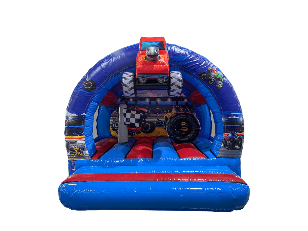 Château gonflable incurvé interchangeable 3D 3.7x3.7m