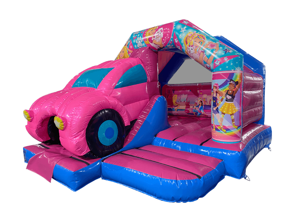 Combi toboggan avant voiture de rêve 3D 5x4m