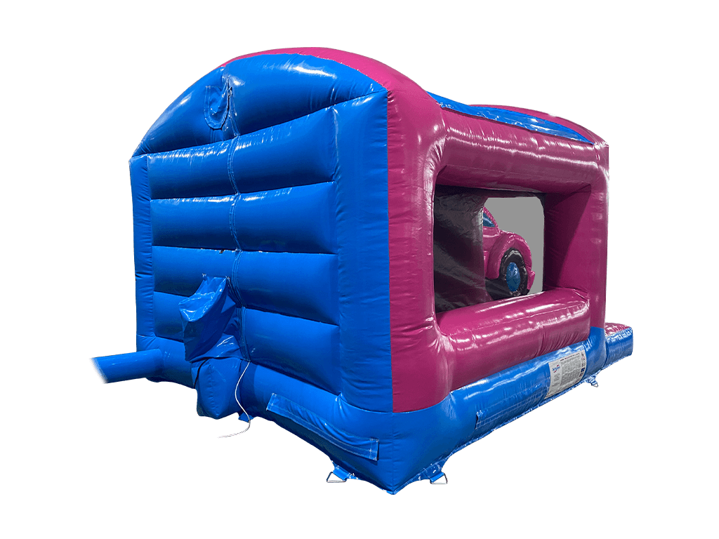 3D Droomauto Box Springen & Glijbaan - Disco Klaar