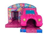 3D Droomauto Box Springen & Glijbaan - Disco Klaar
