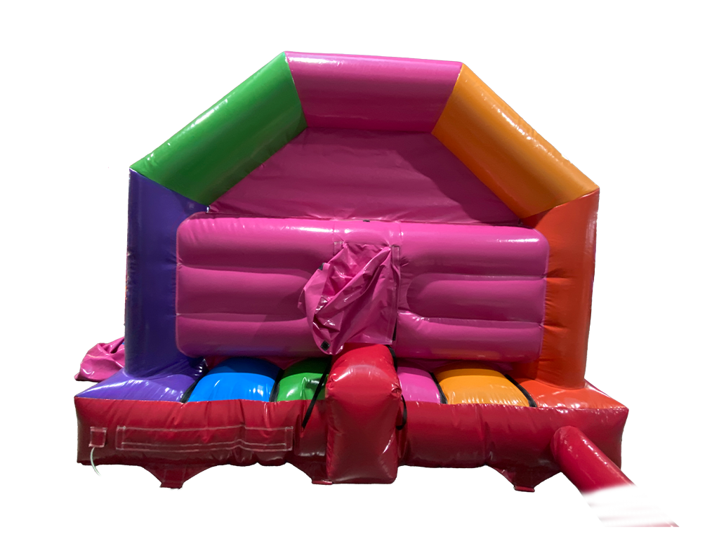 5.5x3.7m 3D Multicoloured Party Front Slide Combi Disco Ready
