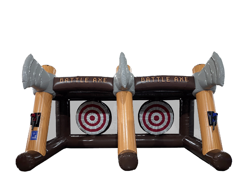 Double Inflatable Axe Throwing Game