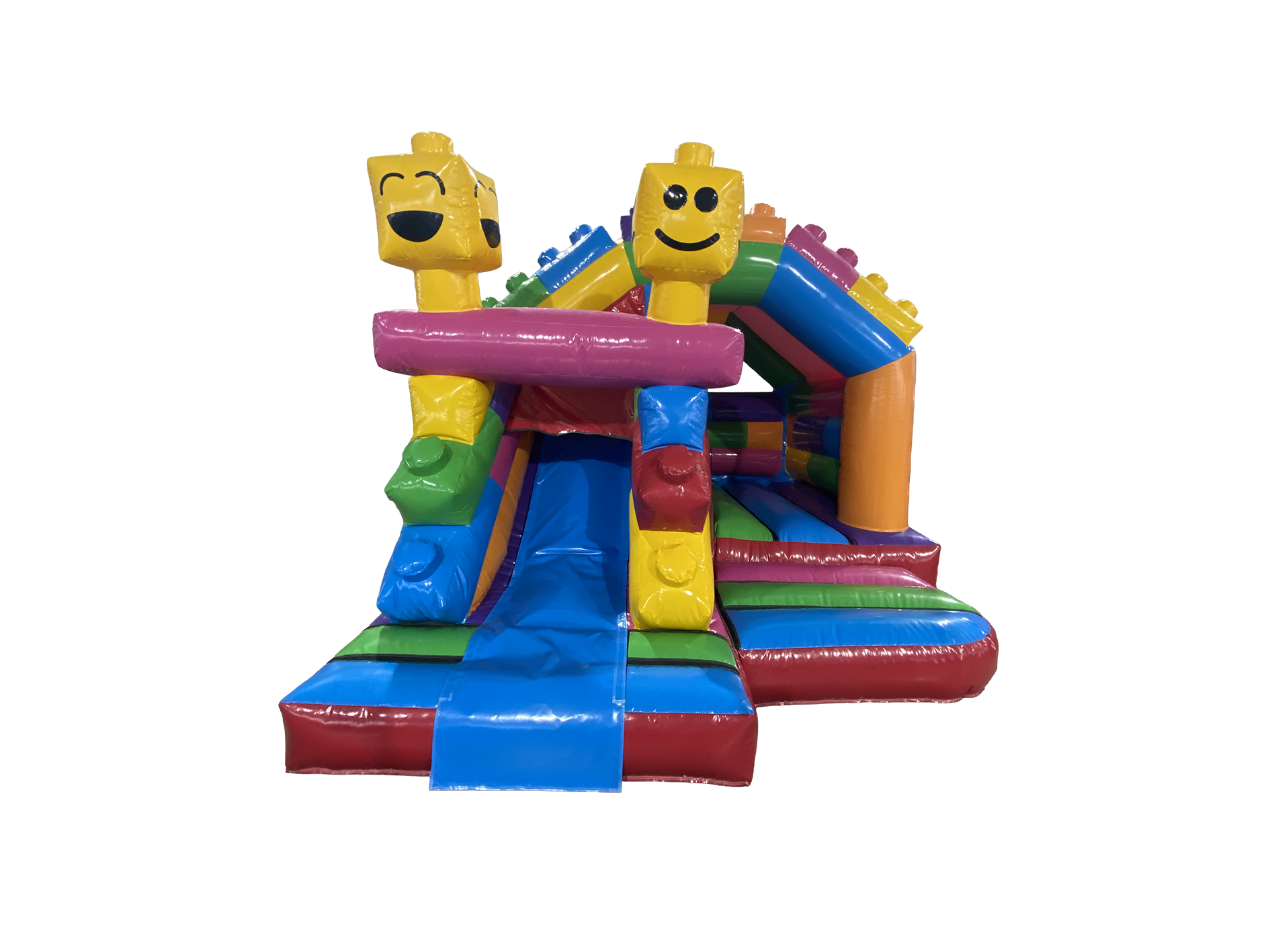 5x4m 3D Building Bricks Front Slide Combi