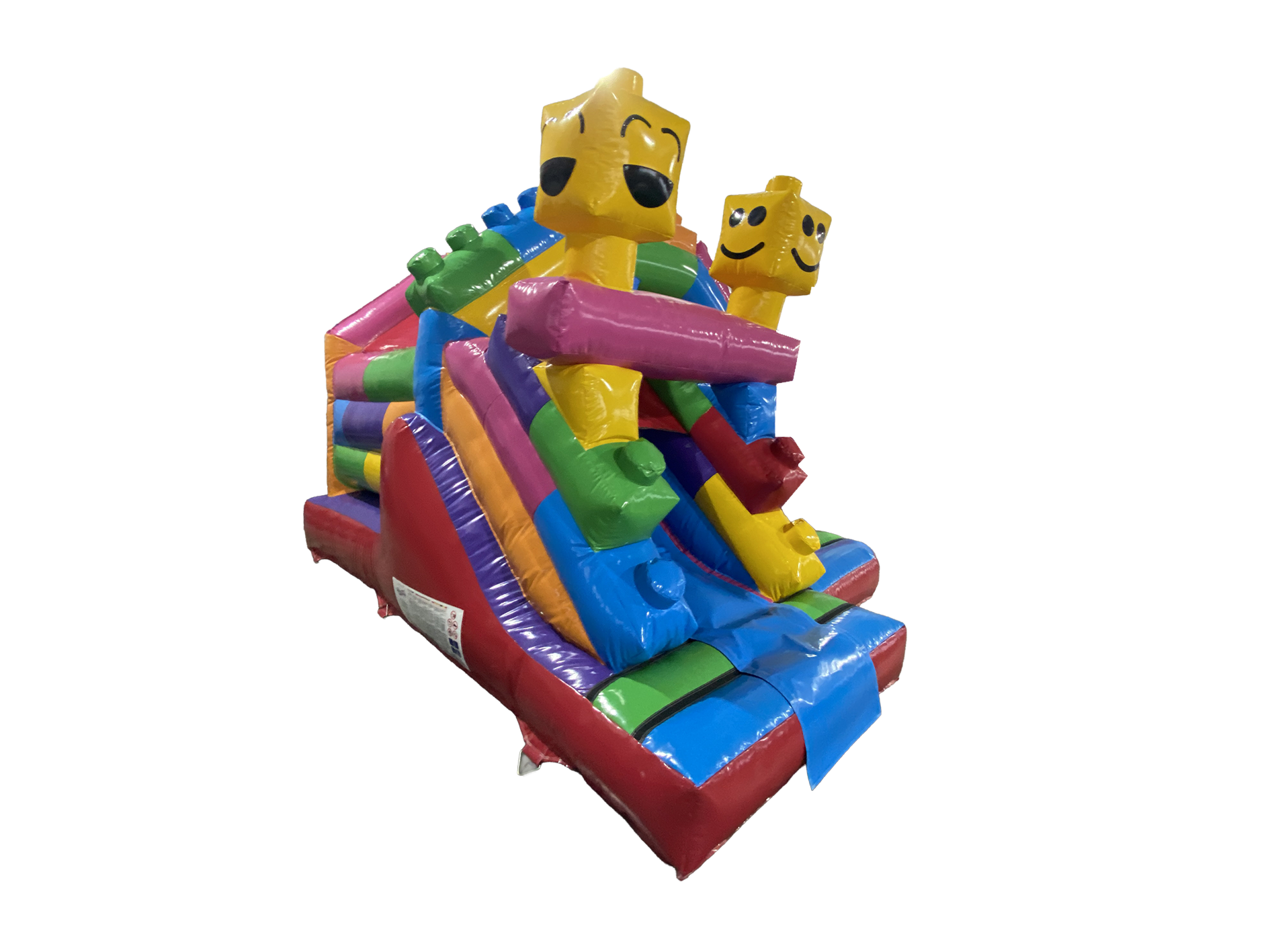 5x4m 3D Building Bricks Front Slide Combi