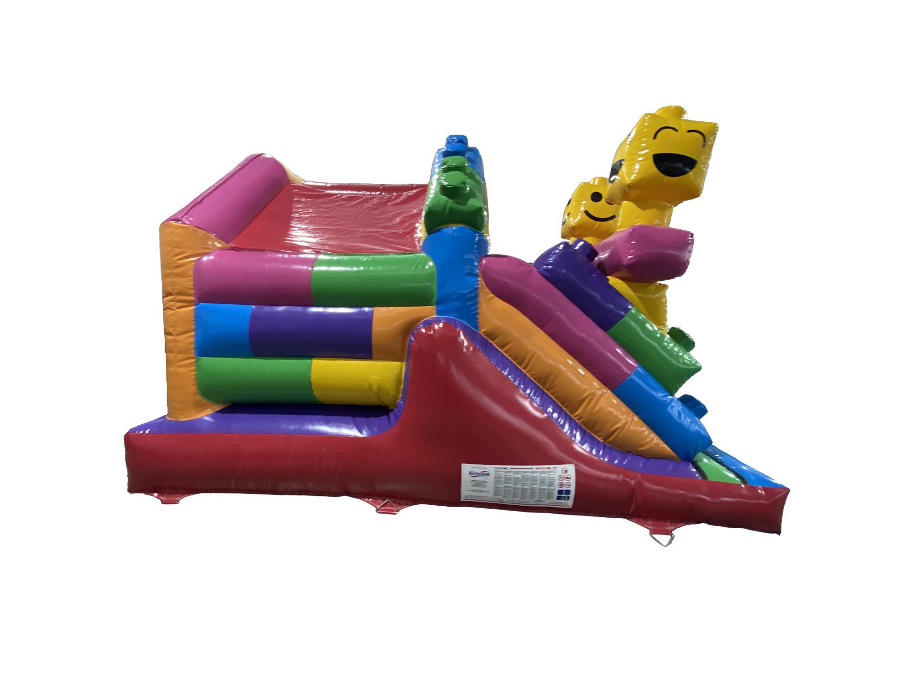 5x4m 3D Building Bricks Front Slide Combi