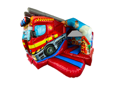 15x12ft 3D Fire Truck Front Slide Combi