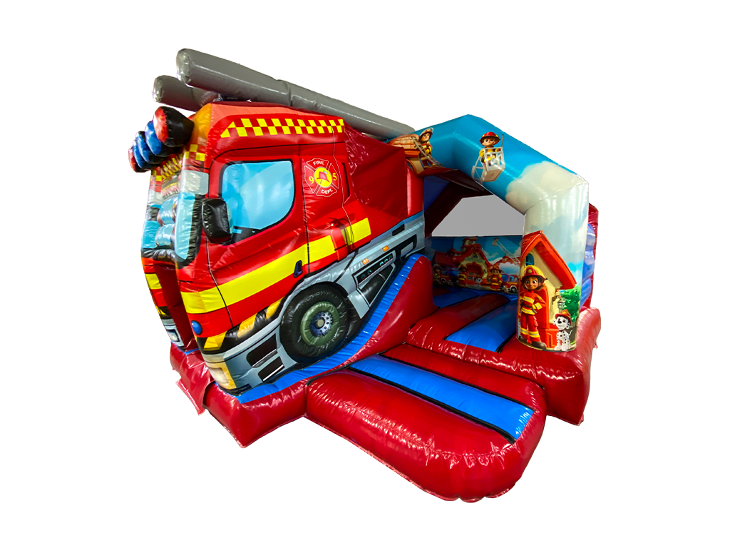 15x12ft 3D Fire Truck Front Slide Combi