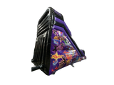 12ft Platform Black &amp; Purple Graffiti Slide
