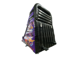 12ft Platform Black &amp; Purple Graffiti Slide