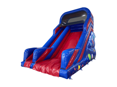 12ft Platform Blue &amp; Red Party Slide