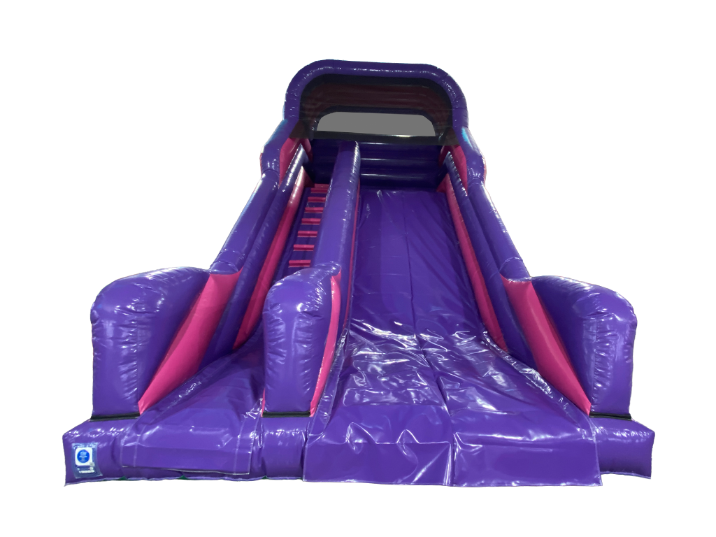 12ft Purple &amp; Fuchsia Platform Slide