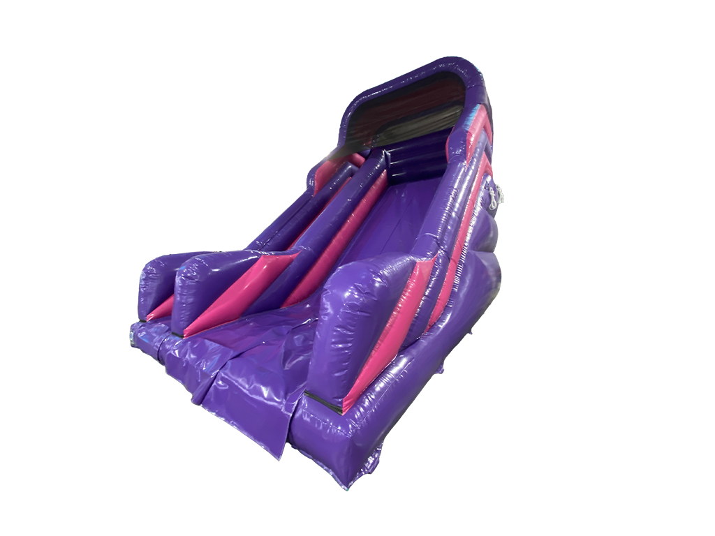 12ft Purple &amp; Fuchsia Platform Slide