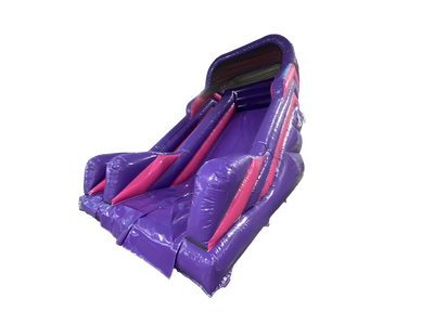 12ft Purple &amp; Fuchsia Platform Slide