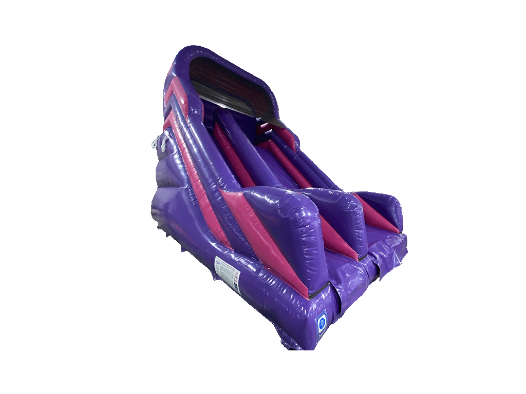 12ft Purple &amp; Fuchsia Platform Slide