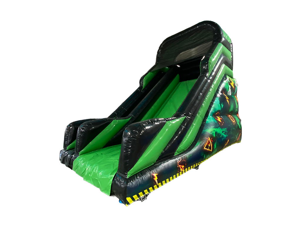 12ft Platform Green Toxic Slide