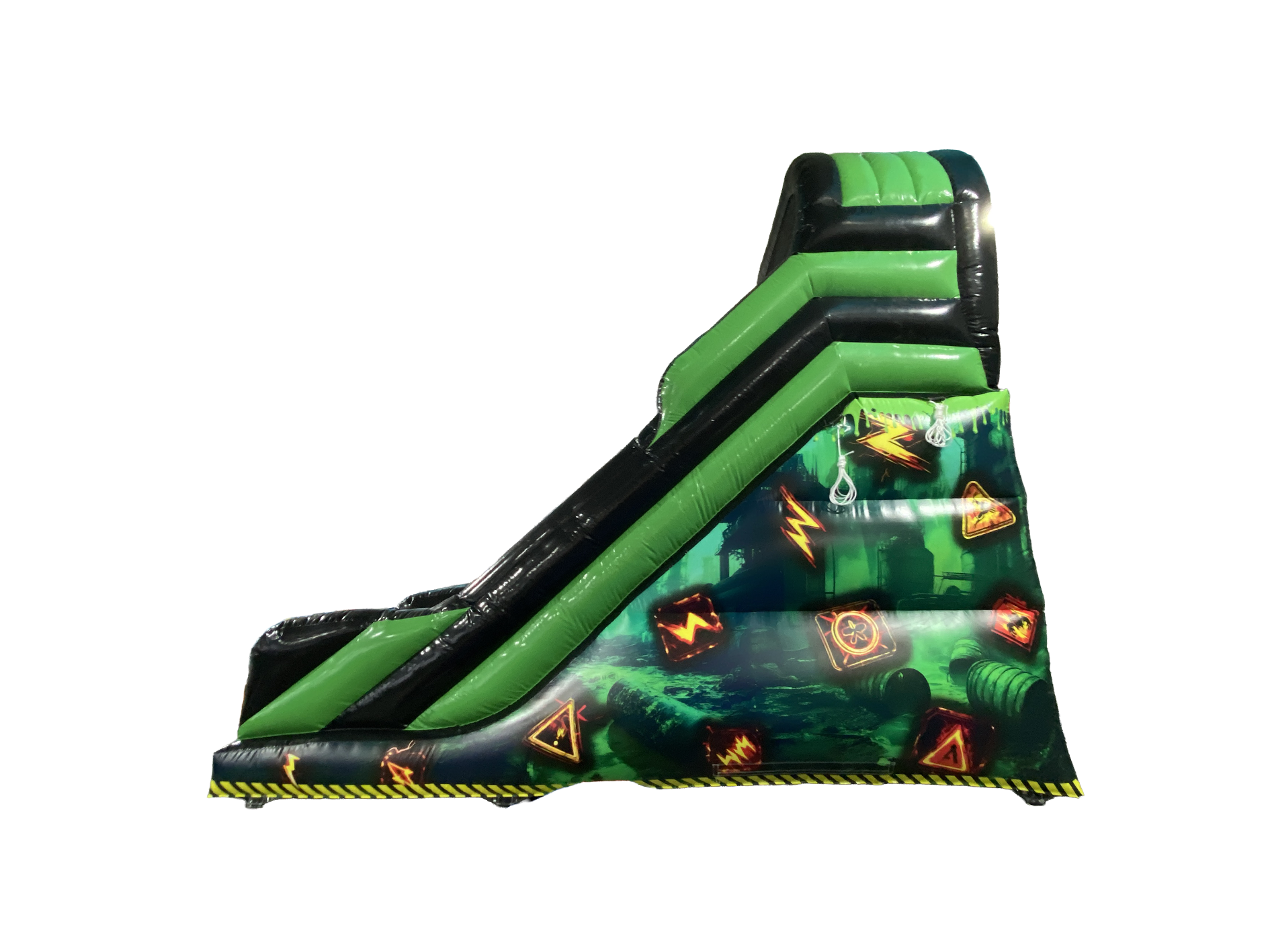 12ft Platform Green Toxic Slide