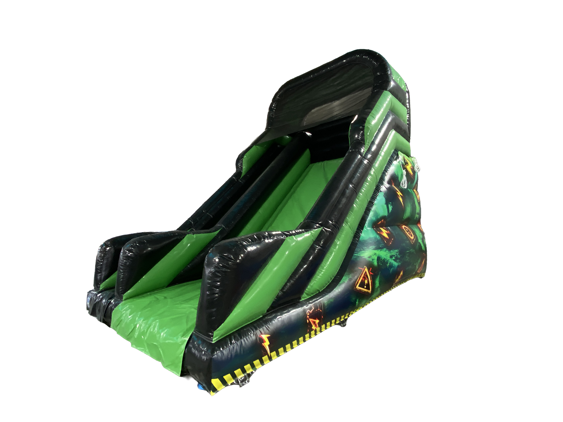 12ft Platform Green Toxic Slide