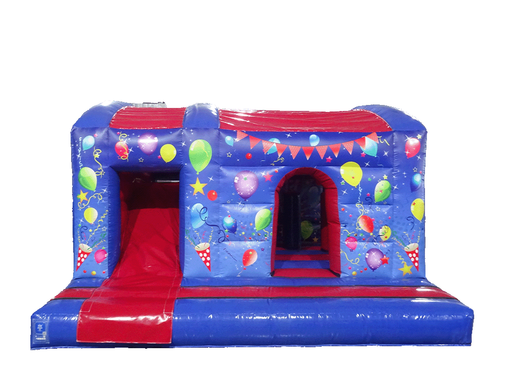 4,5x4,5m Blau & Rot Party Multiplay