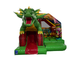 5x4m 3D Green Dragon Front Slide Combi