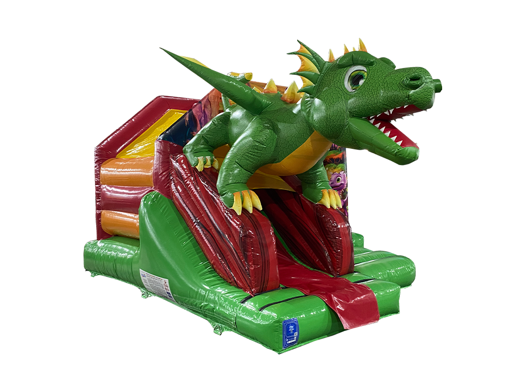 5x4m 3D Green Dragon Front Slide Combi