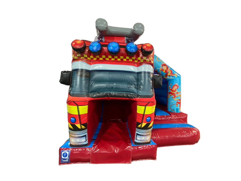 18x12ft 3D Fire Truck Front Slide Combi