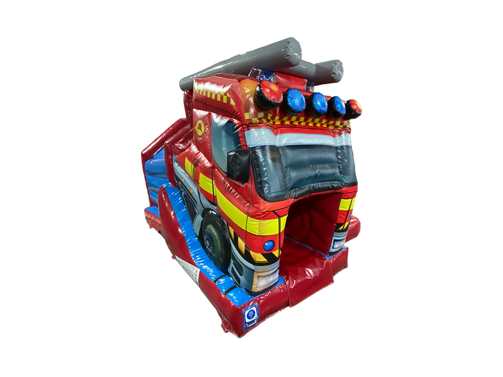 18x12ft 3D Fire Truck Front Slide Combi